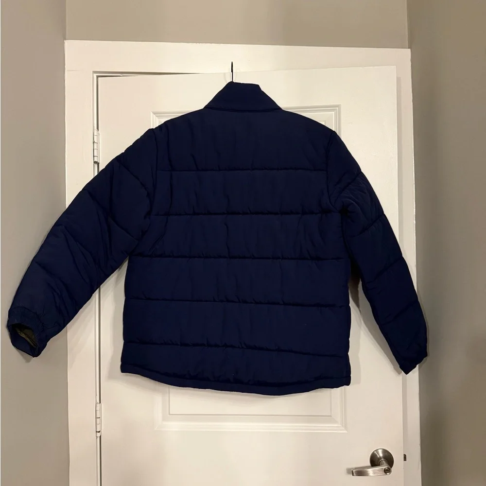 J.Crew Men's Eco Nordic Puffer Jacket w/ PrimaLoft Insulation Navy Sz L NWT